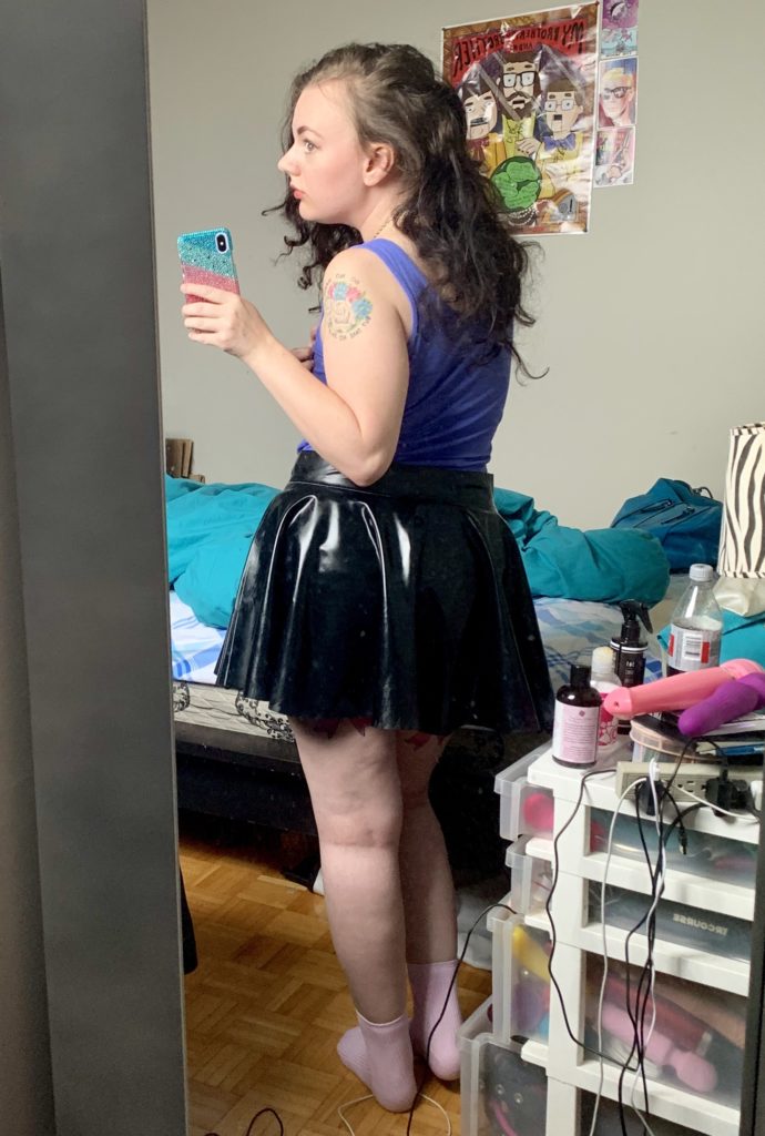690px x 1024px - Review: Honour Latex Skater Skirt â€“ Girly Juice